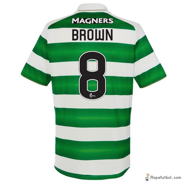 Camiseta Celtic Replica Primera Ropa Brown 2016/17 Verde